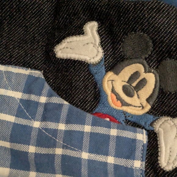 Disney Baby Emroidered Mickey Mouse Romper - Picture 4 of 7